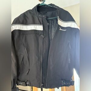 Joe rocket ballistic waterproof padded motorcycle jacket